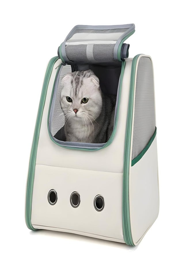 Schmick Pet Carrier Backpack for Cats & Dogs - Foldable Travel Bag for Pets | Portable Pet House | Comfortable & Breathable (Turquoise) - Image 2